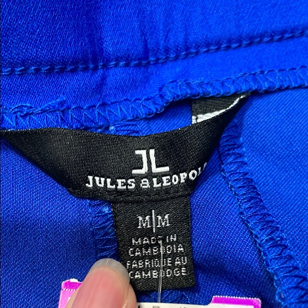 Jules & Leopold Blue Capris - Picture 2 of 8